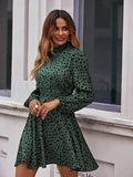 Dhruvi Trendz Womens Delta Rayon Women Western Dresses Regular Fit A-Line (Dt-Wd1043_Green_M)
