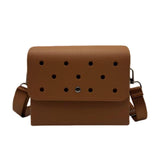 Merishopp Eva Beach Bag Shockproof Creative Flap Purse For Travel Birthday Gift Street Caramel