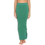 Zivame All Day Seamless Mermaid Saree Shapewear with Removable Drawcord for Women - Green