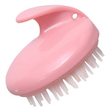 Kbs Hair Shampoo Brush Round Comb Soft Silicone Head Scalp Massager Scrubber Anti Dandruff Removal Prevents Hair Loss For Men, W