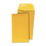Universal UNV35302 Round Flap 3.13 in. x 5.5 in. Kraft Coin Envelopes Light Brown (500/Box)