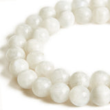 100pcs 6mm Moonstone Beads Natural Gemstone Beads Round Loose Beads for Crafting and Jewelry Making