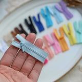Super Tiny 5cm/2.0 Zippers - 20 Colors, Perfect for Doll Sewing Projects (5PCS)
