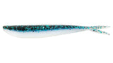 Lunker City Fishing Fin-S Fish 4 Split Tail Soft Plastic Jerk Bait Minnow Original Bass Walleye Lure, 10 Per Bag, Made in The US