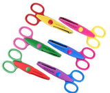 Eclet 6 Pieces Zig Zag Art and Craft Scissors Set for Kids Decorative Edge Craft Scissors for Paper Cutting, Scrapbooking, DIY