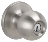 SCHLAGE Dexter by Schlage J54CNA619 Corona Keyed Entry Knob, Satin Nickel