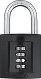 ABUS 158/50 C 50mm Body Zinc Front 4Dial Resettable Combination Padlock
