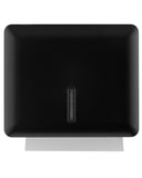 Multifold Paper Towel Dispenser Wall Mount (Black), Folded Hand Towel Dispenser for Bathroom/Restroom (Holds up to 300 Towels),