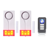 Mengshen Wireless Door Alarm, Anti Theft Burglar Alarm, DIY Protection Ideal for Home, Garage, Apartment and RV (Include 2 Alarm