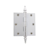 Grandeur Hardware 812202 3.5 Steeple Tip Residential Hinge with Square Corners, 3.5 x 3.5, Bright Chrome