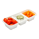 Restaurantware Pulp Tek 9.2 x 3.8 x 1.8 Inch Takeaway Food Boxes 100 Microwavable Take Out Containers - Lids Sold Separately Fre