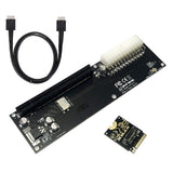 xiwai Oculink SFF-8611 Data Cable, PCI-E 3.0 Card - PCI Express M.2 M-Key to SFF-8612 Host Adapter for GPD Win Max2 External Gra