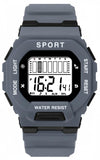 Racnos Digital Silicone Strap Sports Watch For Boys | Sports Watch For Kids Boys | Sportz Watch (Grey)