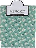 Fat Quarter 100% Cotton for Sewing Crafts - 18 x 21 Inches (Daisy Dot)