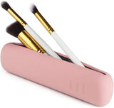 Kienlix Silicone Makeup Brush Holder, Cosmetic Face Brushes Pouch, Magnetic AntiFall Out, Soft And Sleek Makeup Tools Organizer