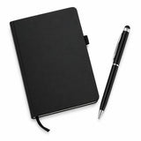 Kryptar Personalized Diary & Pen Combo Custom Name Engraved A5 Leather Finish Notebook (192 Pages) With Premium Ball Pen | Ele