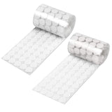 Self Adhesive Dots,600pcs(300 Pairs) 0.59 inch Diameter Strong Sticky Back Hook Nylon, 15mm Loop Strips with Waterproof Glue Tap