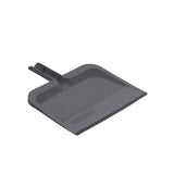 Superio ClipOn Dustpan with Rubber Lip 10inch Wide Durable Plastic Dust Pan with Comfort Grip Handle, Lightweight Multi Surf
