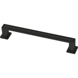FRANKLIN BRASS Recessed Square (10-Pack) Cabinet Handles 5-1/16 Hole Center Pulls | Matte Black Hardware Kitchen Door, Drawers,