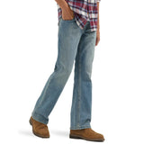 Wrangler Boys Boot Cut Jean (Waldon), Stonewash Indigo
