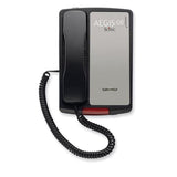 Scitec AEGIS-LB-08BK No Dial Single Line Lobby Phone Black