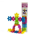 Incredibly Interconnectable Toys KADU DA Brights 28 Piece Set - STEM/STEAM Building + Construction Toy, for Open + Imaginative P