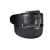 Sil Formal Belt Reversible Pu Belt For Men Black/Brown (Honeycomb Texture, 38)