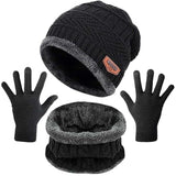 Winter Cap For Women Woolen Winter Cap For Men With Neck Warmer & Gloves Set Beanie Cap For Winter Wear Woolen Cap For Women The