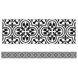 Carson Dellosa CD-108358-6 Schoolgirl Style Simply Stylish Tile Straight Border - Pack of 6