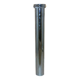 LASCO 032577 11/2Inch Diameter by 12Inch Chrome Plated Brass 22 Gauge Slip Joint Extension Tube with Nut and Washer