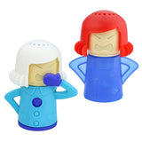 LEEFONE Angry Mom Microwave Cleaner and Chilly Mama Freezer Odor Absorber, 2 PCS Kitchen Gadget Tools Quickly Removes Stains and