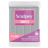 Polyform Sculpey Souffl Polymer OvenBake Clay, Concrete Gray, Non Toxic, 1.7 oz. bar, Great for jewelry making, holiday, DIY,