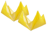Mytee Products (2 Pack) 5 x 5 Drain Tarp Roof Ceiling Leak Drip Diverter Tarp Heavy Duty Yellow