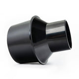 POWERTEC 70291 4 Inch Dust Port to 21/2 Inch Hose Reducer, Dust Collection Fittings for 4 Machinery Dust Port and 21/2 Dust