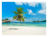 Tropical Beach, Seychelles (Detail)-Paper Art-26,,X20,,