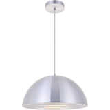 Living District Circa 1 Light Burnished Nickel Pendant