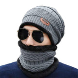 Conquer Wool Beanie & Muffler For Men & Women Winter Cap & Muffler Soft Woolen Cap & Neck Muffler For Men & Women (Grey)