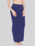 Clovia Womens Petticoat Style Saree Shapewear With Side Slit (Sw0023P08_Blue_Xl)