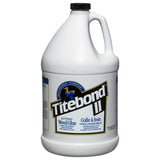 Titebond II Extend Wood Glue, WaterResistant, Longer Assembly Time, Woodworking, Home Repair, Interior/Exterior, Gallon 4136