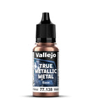 Vallejo - Rusty Metal Base | True Metallic Metal TMM | Acrylic Colors for Painting Metal Effects on Fantasy, Historical, and War