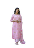FABNEX Kurta set for women | women kurta set | Women Kurta Sets Kurtis | Women Kurta Pant Set (K-103-PINK-2XL)
