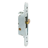 PrimeLine E 2164 Mortise Lock, 45/8 In. Steel, 45 Degree Keyway, Round Faceplate, SpringLoaded (Single Pack), Metallic