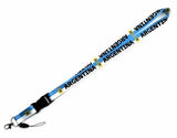 Pinstant Argentina Argentinian National Football Soccer Team International Sports Detachable 22 Neck Lanyard Keychain Holder ID