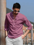 Be Active Men'S Solid Regular (Rf0003 4-S_Pink S)