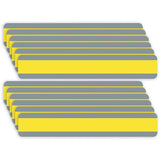 ASHLEY PRODUCTIONS ASH108762 Yellow Wide Reading Guide Pack of 12 2 per Pack
