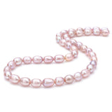 BEADIA Natural Pearl Beads Rice 4-5mm Purple Freshwater Cultured Loose Gemstone Beads for DIY Jewelry Making 13.8''/Strand