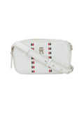 Tommy Hilfiger Solid Beige Polyurethane Sling Bag
