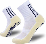Veniva HiTech Performance Athletic Grip Socks For Men & Women | Crew Length, AntiSlip Rubber Grip Socks For Footballers, Thick