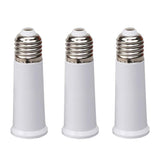 YKCGG E26 3.7 inch Socket Extender, E26 Light Bulb Socket Extension, Lamp Holder Adapter(3 Pack)