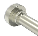 MAXDA Premium Stainless Steel Adjustable Tension Shower Curtain Rod 4272inches, Rustproof, No Drill, AntiSlip Spring Tension S